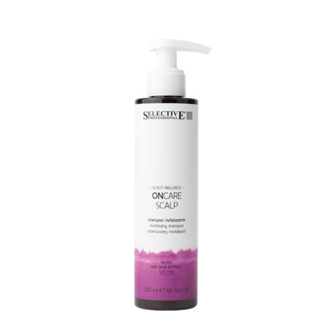 Selective Professional On Care Scalp Revitalizing Shampoo 200ml - Revitalisierendes Shampoo für brüchiges Haar