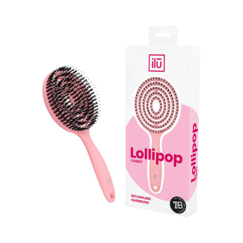 Ilū Lollipop Hair Brush Pink - Entwirrungsbürste