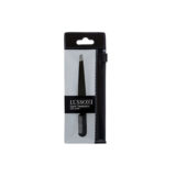 Lussoni Make Up Slant Tweezers With Comb 9.9cm - Augenbrauenpinzette mit Kamm