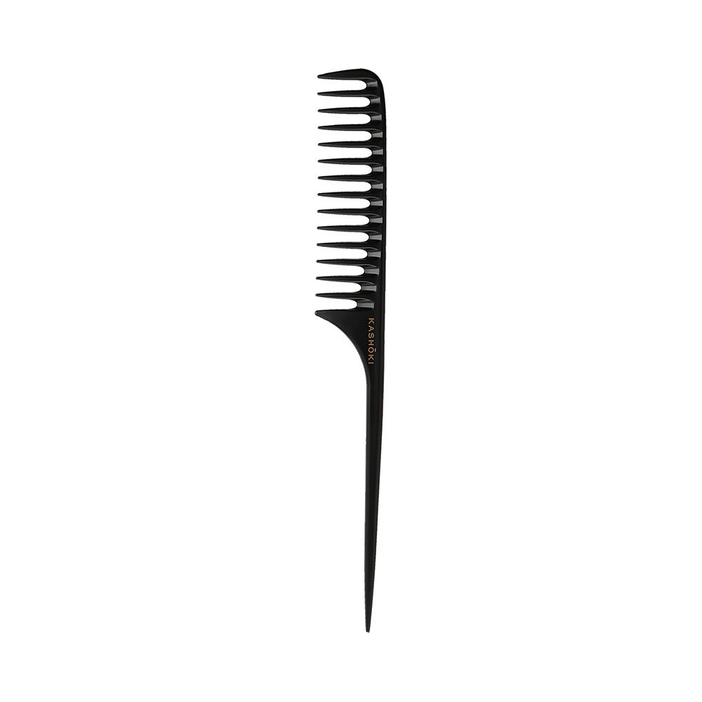 Kashōki Widely Teeth Tail Comb 450 - Stielkamm mit breiten Zinken