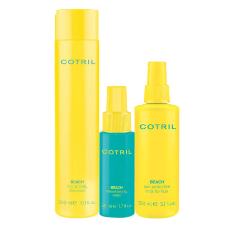 Cotril Beach Shampoo 300ml Beauty Water 50ml Milk Protective 150ml
