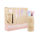 Ilū Make Up Bamboom Brush 5pz+Tube Set - Set 5 Pinsel + Behälter