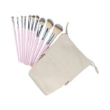 ilū Makeup Brushes 10pz + Case Set Pink - Pinselset