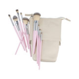 ilū Makeup Brushes 10pz + Case Set Pink - Pinselset