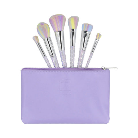 ilū 6 Makeup Brushes + Case Set Unicorn Light - Pinselset