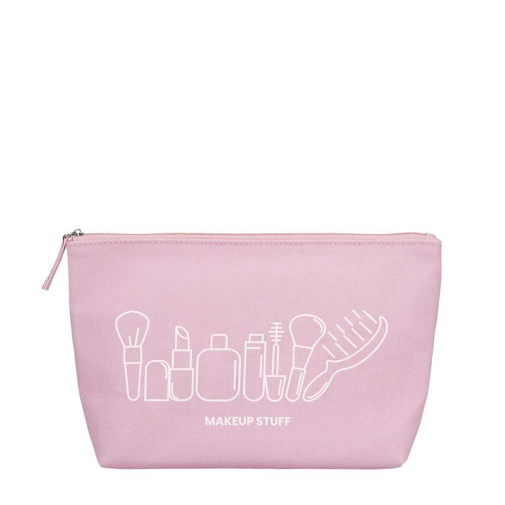 ilū Cotton Beauty Bag Pink - Make-up-Tasche
