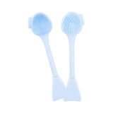 ilū Skin Care Face Brush Blue - Silikon-Gesichtsbürste