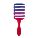 WetBrush Pro Flex Dry Paddle Ombre Hot Pink - flexible Vierkantbürste