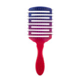 WetBrush Pro Flex Dry Paddle Ombre Hot Pink - flexible Vierkantbürste