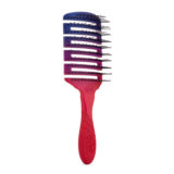 WetBrush Pro Flex Dry Paddle Ombre Hot Pink - flexible Vierkantbürste