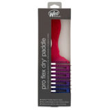 WetBrush Pro Flex Dry Paddle Ombre Hot Pink - flexible Vierkantbürste
