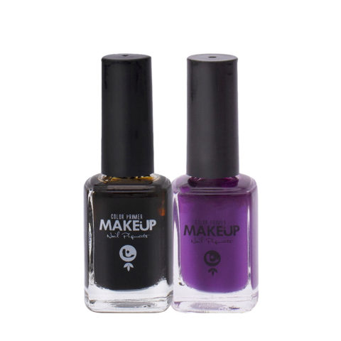 Nagellack BK1 Schwarz 12ml Lila 12ml