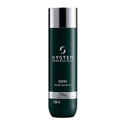 Man Silver Shampoo M1s 250ml - Shampoo für graues und weißes Haar