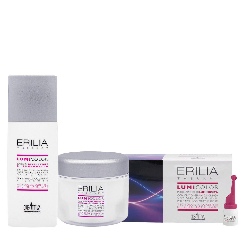 Creattiva Lumicolor Beleuchtendes Shampoo 250ml Beleuchtungsmaske 200ml  Beleuchtendes Serum 10x8ml