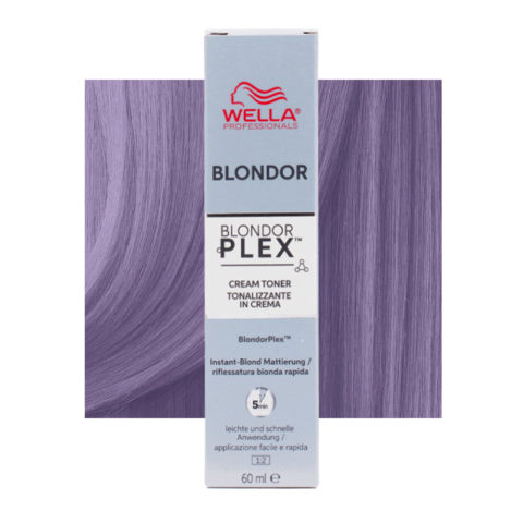 Wella Blondor Plex Cream Toner Ultra Cool Booster /86 60ml - Creme-Toner