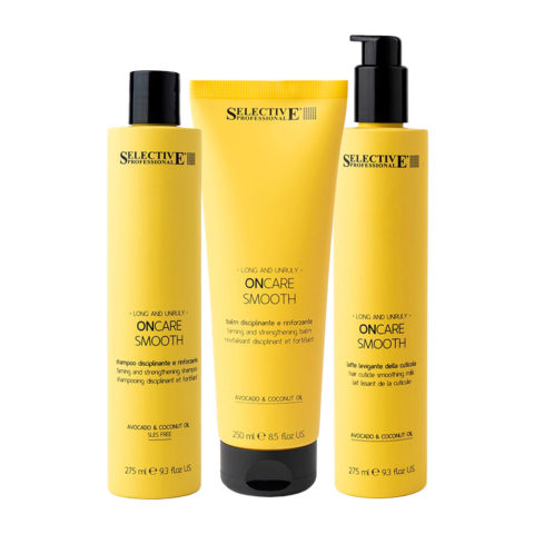 OnCare Smooth Shampoo 275ml Balm 250ml Milk 275ml