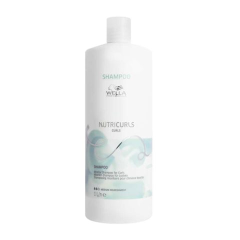 Wella Nutricurls Micellar Shampoo 1000ml - Mizellenshampoo für Locken