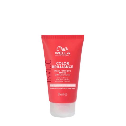 Wella Invigo Color Brilliance Fine Vibrant Color Mask 75 ml – Farbschutzmaske für feines Haar