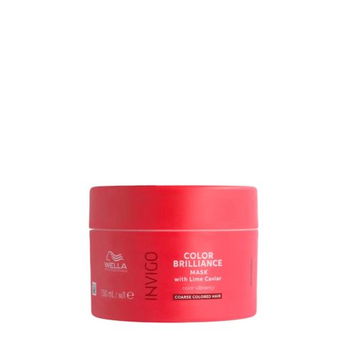 Wella Invigo Color Brilliance Coarse Vibrant Color Mask 150ml   - Maske für dickes Haar