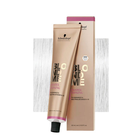 Schwarzkopf BlondMe Pastel Toning Clear 60ml - neutralisierende Creme für blondes Haar