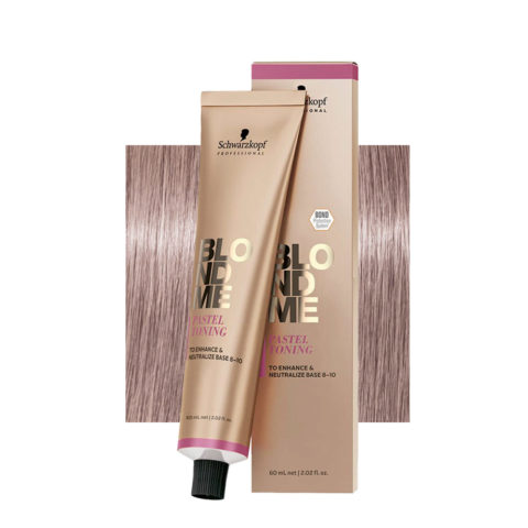 Schwarzkopf BlondMe Color Pastel Toning Ice-Irise 60ml - neutralisierende Creme für blondes Haar