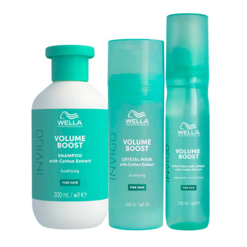 Invigo Volume Boost Shampoo 300ml Crystal Mask 150ml Spray 150ml
