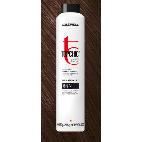 6NN Topchic Zero Dark Natural Blonde Intense Can 250ml  - Permanente Farbe ohne Ammoniak