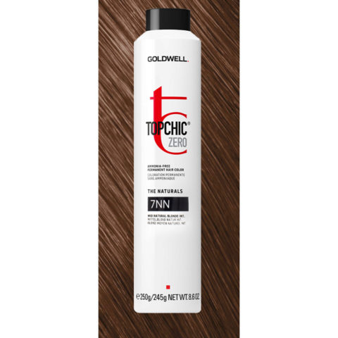 7NN Topchic Zero Mid Natural Blonde Intense Can 250ml - Permanente Farbe ohne Ammoniak