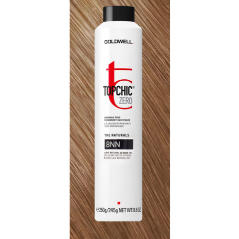 8NN Topchic Zero Light Natural Blonde Intense Can 250ml  - Permanente Farbe ohne Ammoniak