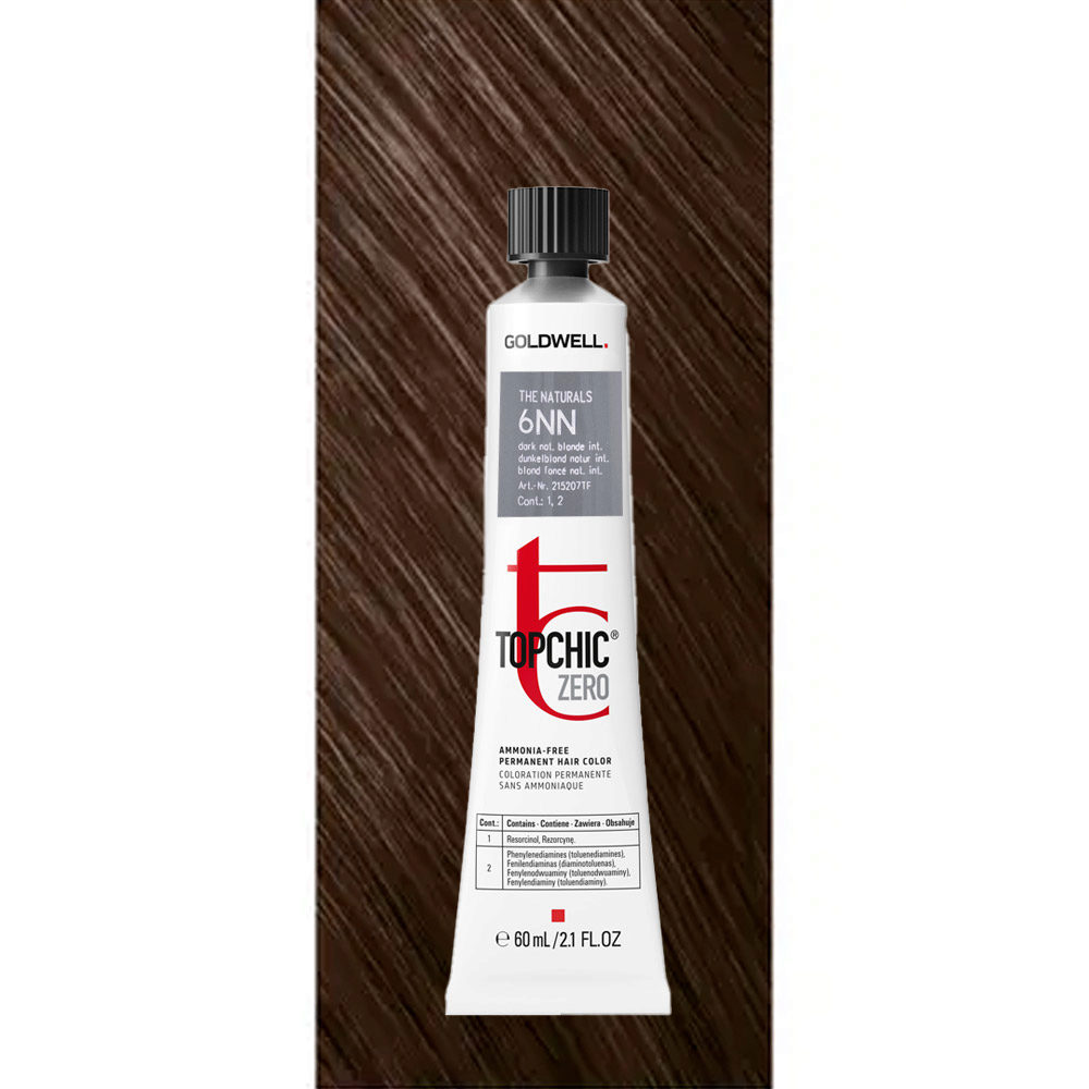 6NN Topchic Zero The Naturals Dark Natural Blonde Intense tb 60ml - Permanente Farbe ohne Ammoniak