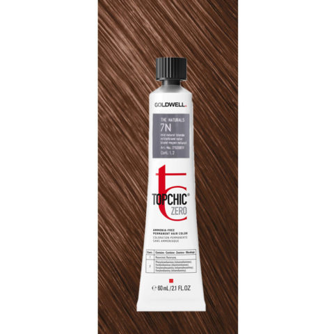 7N Topchic Zero The Naturals Mid natural Blonde tb 60ml- Permanente Farbe ohne Ammoniak