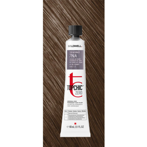 7NA Topchic Zero The Naturals Mid Natural Ash Blonde tb 60ml - Permanente Farbe ohne Ammoniak