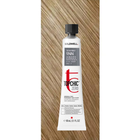 9NN Topchic Zero Very Light Naturale Blonde Intense tb 60ml  - Permanente Farbe ohne Ammoniak