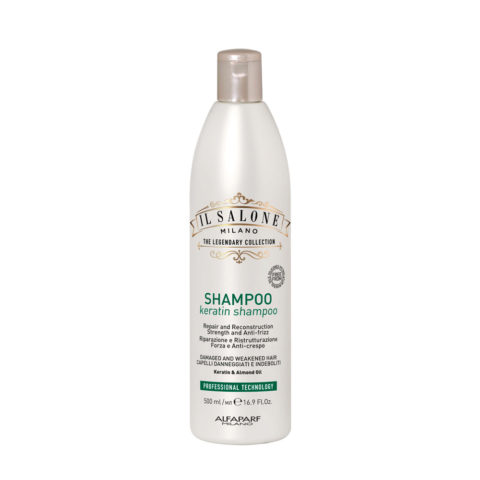 Il Salone Milano Keratin Shampoo 500ml - Shampoo für strapaziertes und geschwächtes Haar