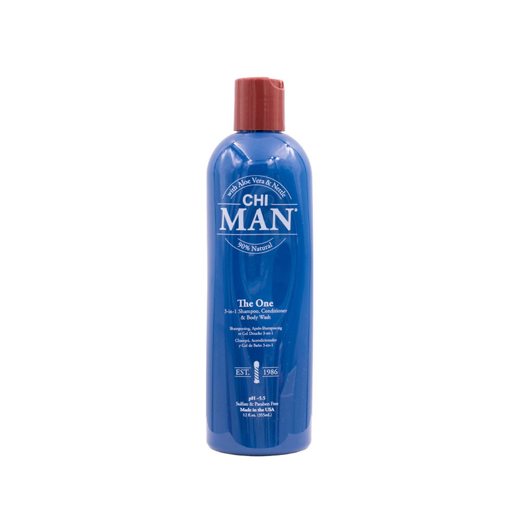 CHI Man The One - 3 In Shampoo Conditioner and Body Wash 355ml - 3-in-1-Reiniger