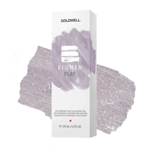 Elumen Play Metallic Silver 120ml - Beerenrote semi-permanente Farbe