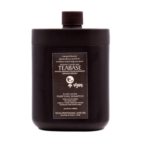 Tecna Teabase Aromatherapy Purifying Shampoo 1000ml - Shampoo für fettiges Haar und fettige Kopfhaut