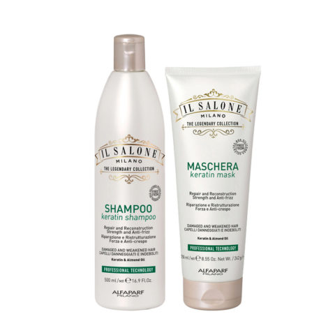 Il Salone Milano Keratin Shampoo 500ml Mask 250ml