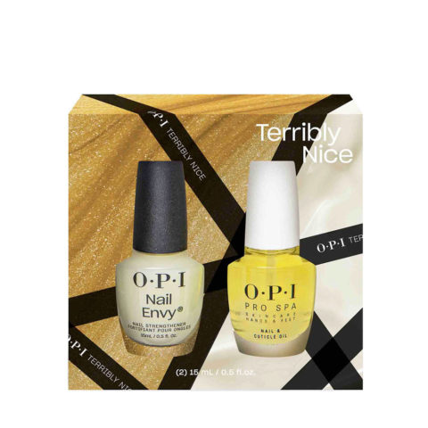 OPI Nail Lacquer Terribly Nice HRQ47 Treatment Power Duo Set 2x15ml - Nagelstärkungsbox