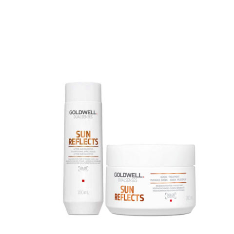 Goldwell Dualsenses Sun Reflects After-Sun Shampoo 250ml 60 Sec Treatment 200ml