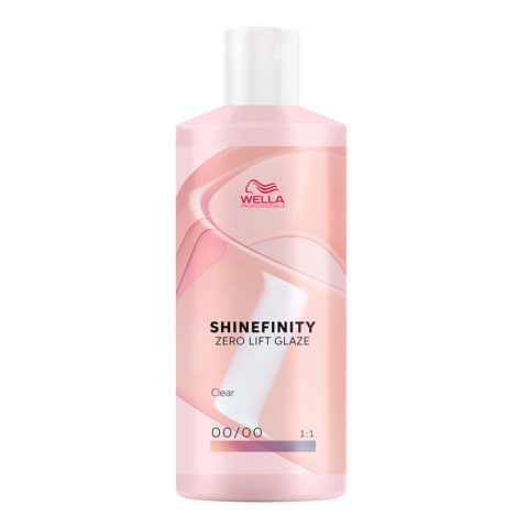 Wella Shinefinity Zero Lift Glaze Crystal Glaze 00/00 500ml - demi-permanente Färbung