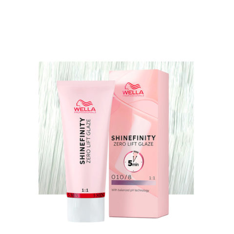 Wella Shinefinity Zero Lift Glaze Opal Flash 010/8 60ml  - demi-permanente Farbe