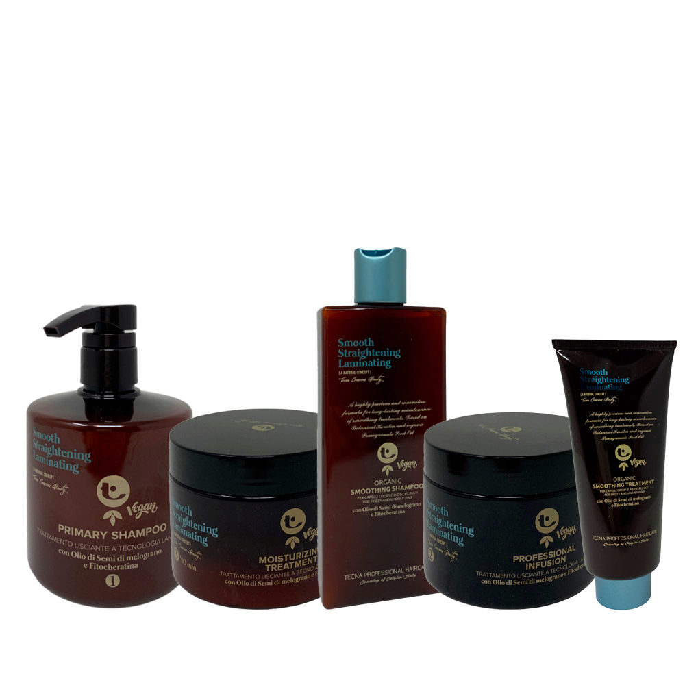 Tecna Smooth Straightening Laminating Treatment - Komplette Laminierungs-, Glättungs- und Anti-Frizz-Behandlung