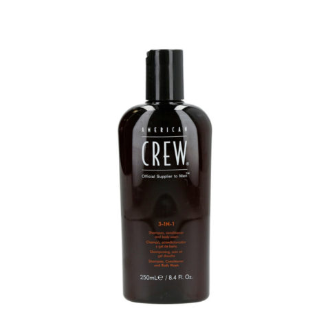 American Crew Classic 3 in 1 250ml  - Shampoo Spülung und Duschgel