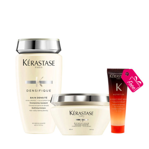 Kerastase Densifique Shampoo 250ml Mask 200ml+ KOSTENLOS Nutritive 8H Magic Night Serum 30ml