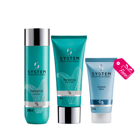 System Professional Inessence Shampoo 250ml Conditioner 200ml + KOSTENLOS Hydrate Mask H3, 30ml