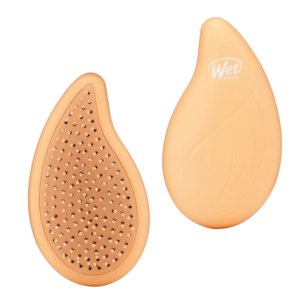 WetBrush Pro Go Green Palm Detangler Orange Coconut Oil - Entwirrungsbürste