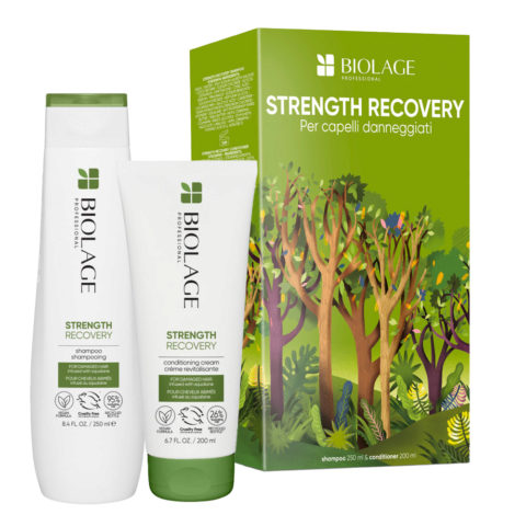 Biolage Earth Day  Strength Recovery Box - Kit für beschädigtes Haar