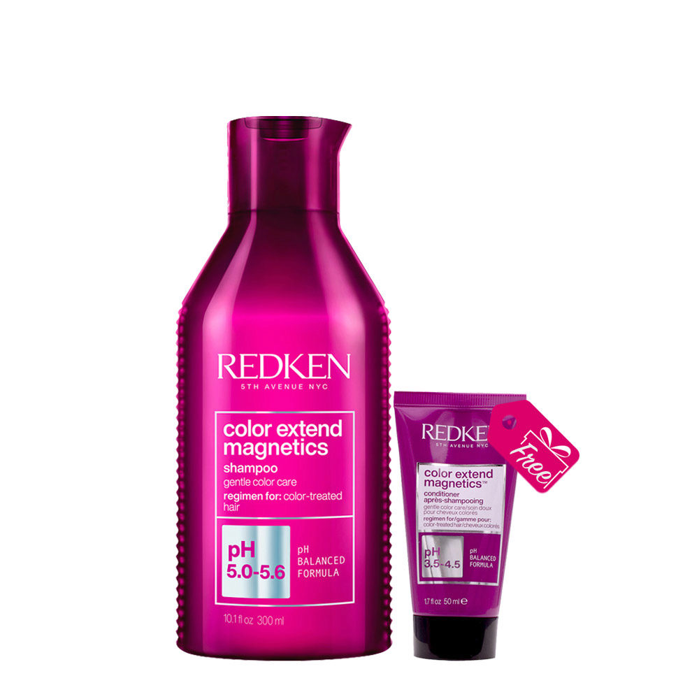 Redken Color Extend Magnetics Shampoo 300ml + Conditioner 50ml GRATIS