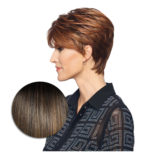 Hairdo Polished Pixie Perücke Mittleres Haselnussbraun - kurz geschnittene Perücke